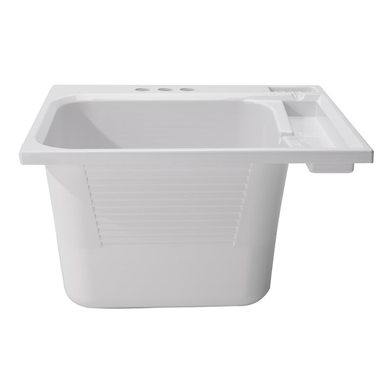 Cashel 25" x 22" DropIn Laundry Sink & Reviews Wayfair